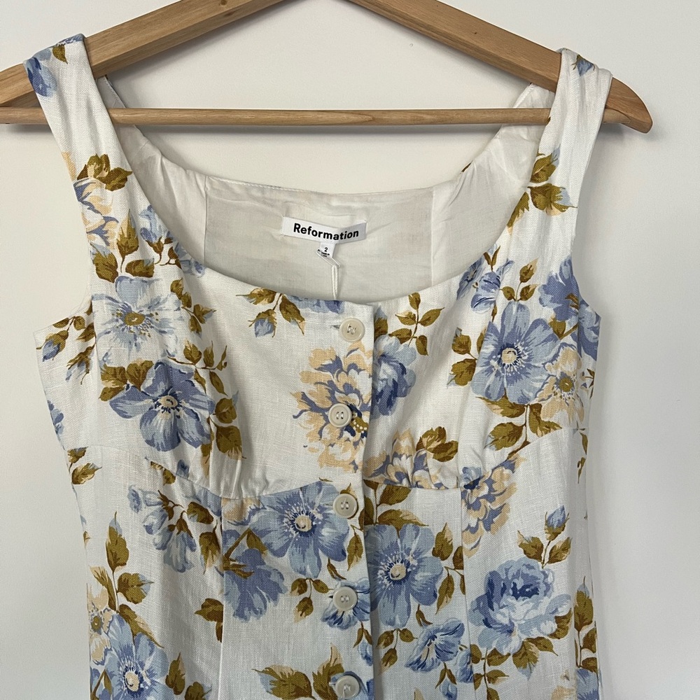 Reformation 100% linen Louisa midi dress! - Picture 5 of 10